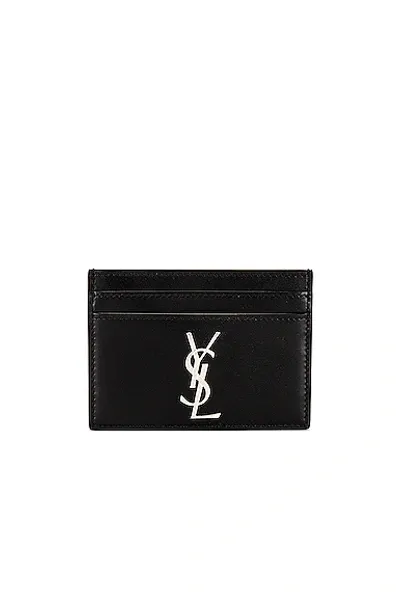 Saint Laurent Cardholder In Black