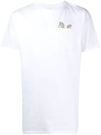 Ripndip Floating Pocket Cotton T-shirt In White