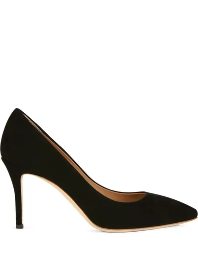 Giuseppe Zanotti Lucrezia 90mm Suede Pumps In Black