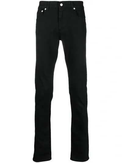 Alexander Mcqueen 5-pocket Slim Fit Jeans In Black