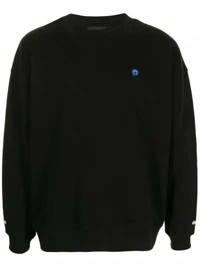 Off Duty Hap Logo-patch Sweatshirt In Black