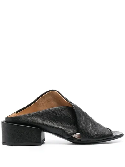 Marsèll Black Sbucciata Sandals