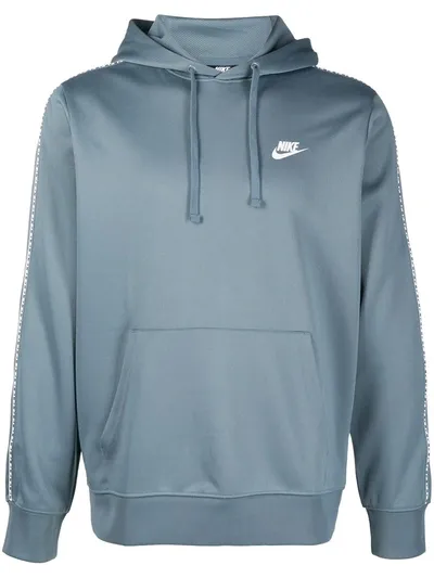 Nike Hooded Sweatshirt In Blue