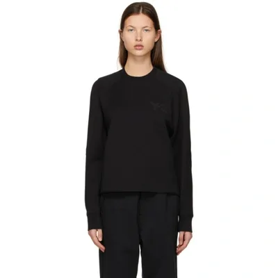 Y-3 Adidas Y3 Classic Logo Crewneck Sweatshirt In Black