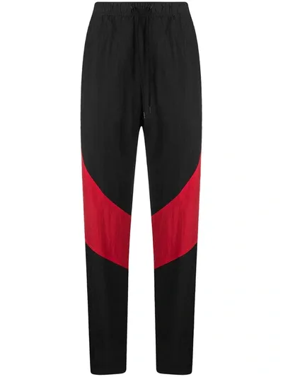 Nike Jordan Flight Suit Pants In Black/gym Red