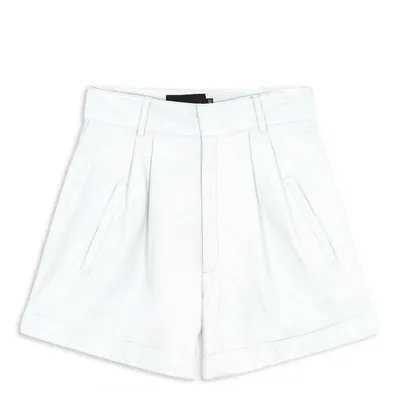 Manokhi Jett White Short Trousers