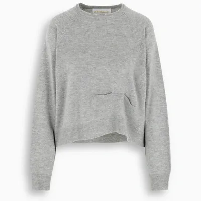 Remain Birger Christensen Light Grey O-neck Beni Sweater In Gray