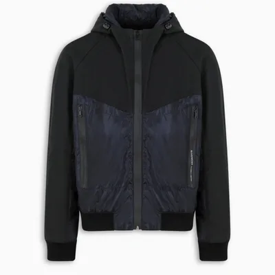 Givenchy Logo Printed Windbreaker In Black