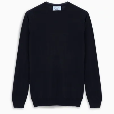 Prada Blue Crew-neck Sweater