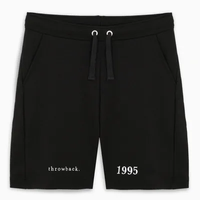 Throwback Black 1995 Bermuda Shorts