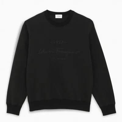 Ferragamo Black Logo Sweatshirt