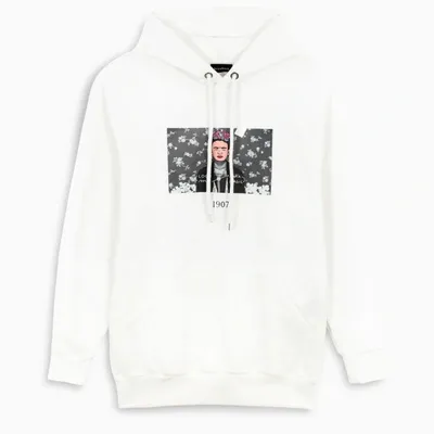 Throwback White Frida Hoodie