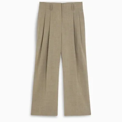 Le 17 Septembre Beige Tapered Trousers