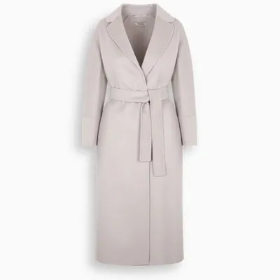 Max Mara Ecru Aronalu Coat In White