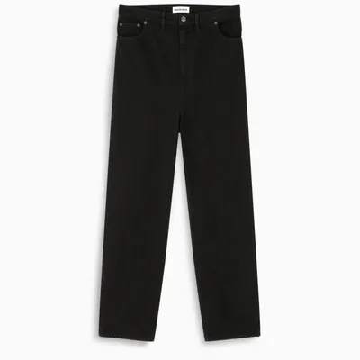 Balenciaga Black Wide Leg Jeans