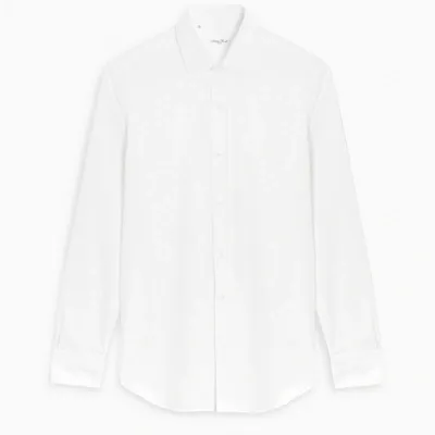 Salvatore Piccolo White Cotton Formal Shirt