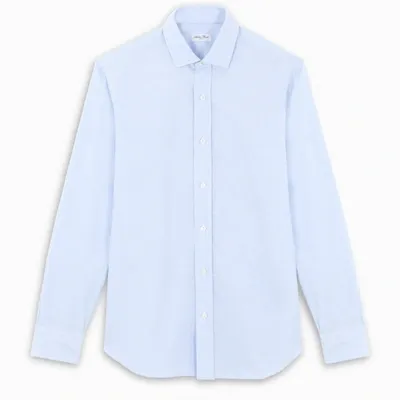 Salvatore Piccolo Blue Powder Formal Shirt In Light Blue