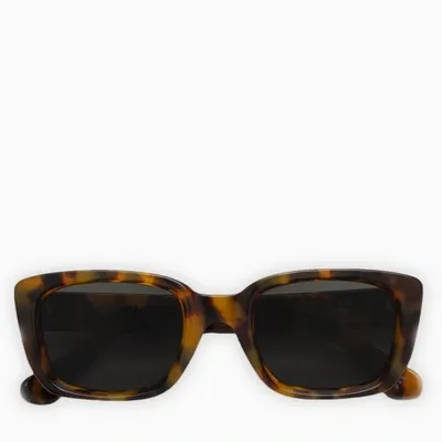 Retrosuperfuture Spotted Havana Lira Sunglasses In Brown