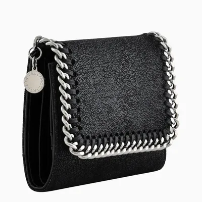 Stella Mccartney Black Small Falabella Wallet