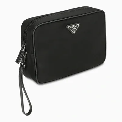 Prada Black Fabric Pouch