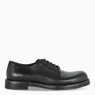 Dolce & Gabbana Black Derby Shoes