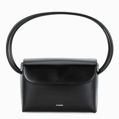 Jil Sander Black Double Handles Bag