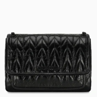 Miu Miu Black Shine Leather Bag