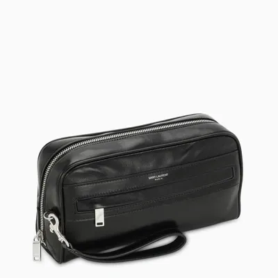 Saint Laurent Black Camp Beauty Case