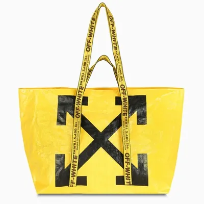 Off-white &trade; Yellow Arrow Tote Bag