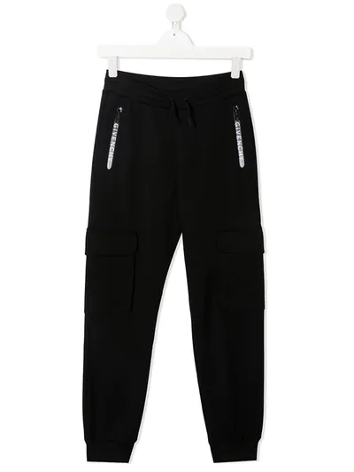 Givenchy Teen Logo Tracksuit Bottoms In Black