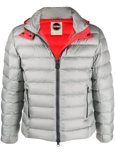 Colmar Hooded Puffer Jacket In Grey