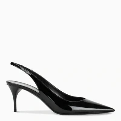 Saint Laurent Black Slingback 65 Pumps