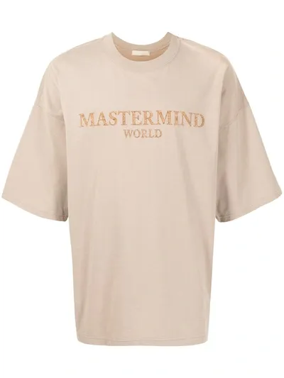 Mastermind Japan Logo-print T-shirt In Brown