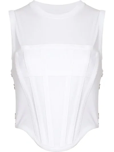 Dion Lee Off-white Organic Cotton Tank Top