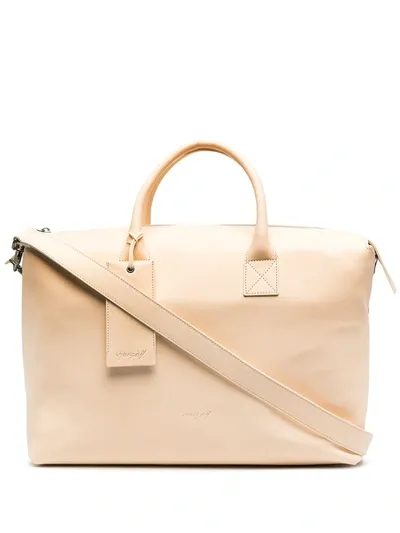 Marsèll Embossed Logo Luggage Bag In Neutrals