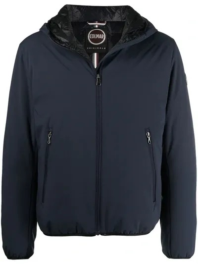 Colmar Hooded Puffer Jacket In Blue