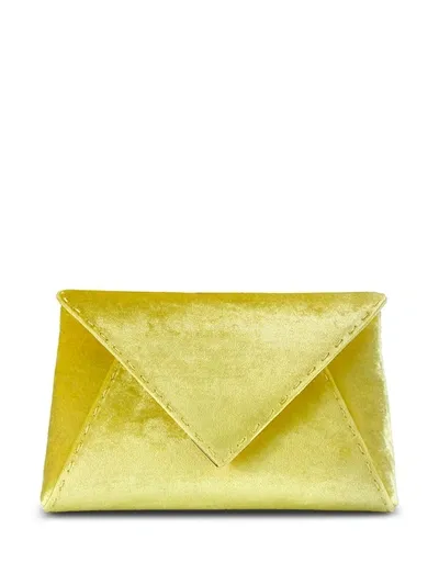 Tyler Ellis Small Lee Pouchet Clutch Bag In Yellow