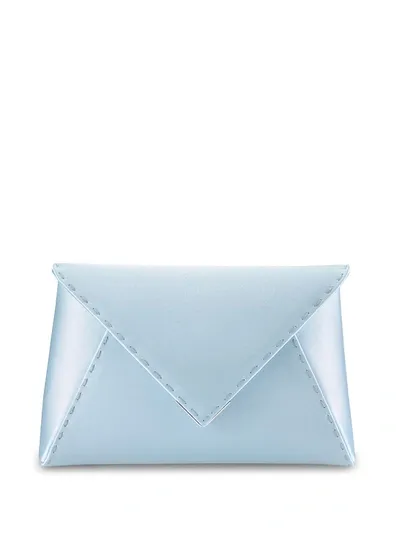 Tyler Ellis Small Lee Pouchet Clutch Bag In Blue