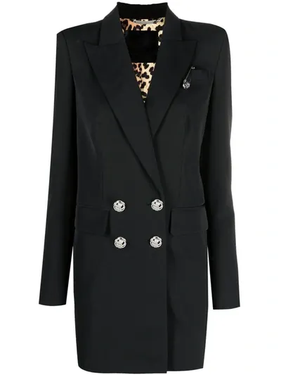 Philipp Plein Cady Blazer Dress In Black