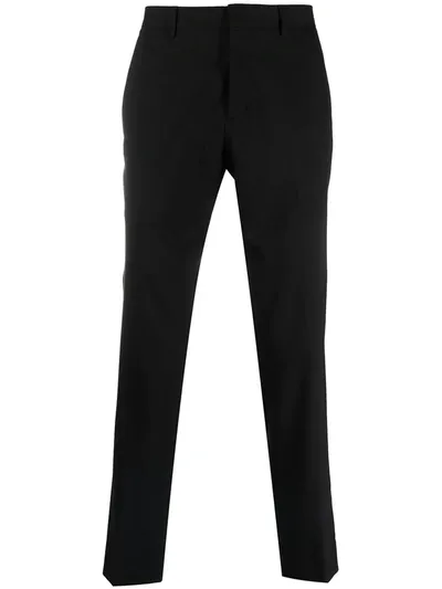 John Richmond Straight-leg Tailored Trousers In Black