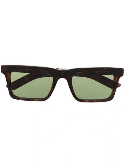 Retrosuperfuture Tortoise-shell Square-frame Sunglasses In Brown