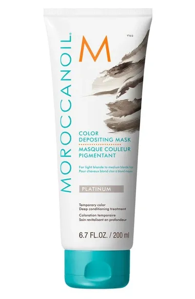 Moroccanoilr Moroccanoil® Color Depositing Mask Temporary Color Deep Conditioning Treatment In Platinum