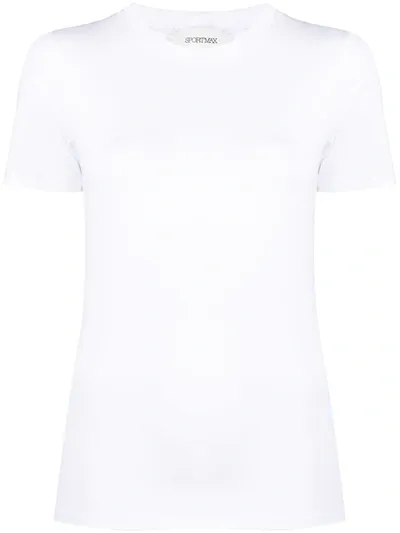 Sportmax Classic Short-sleeved T-shirt In White