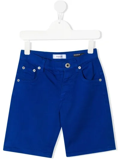 Dondup Kids' Knee-length Denim Shorts In Blue