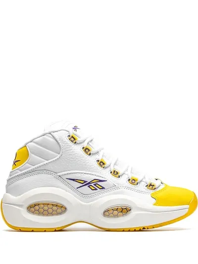 Reebok Question Mid Basketball Shoes In White