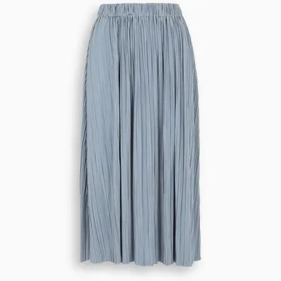 Samsã¸e Samsã¸e Light Blue Uma Pleated Skirt