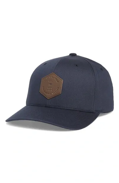 Travismathew Dopp Stretch Baseball Cap In Mood Indigo