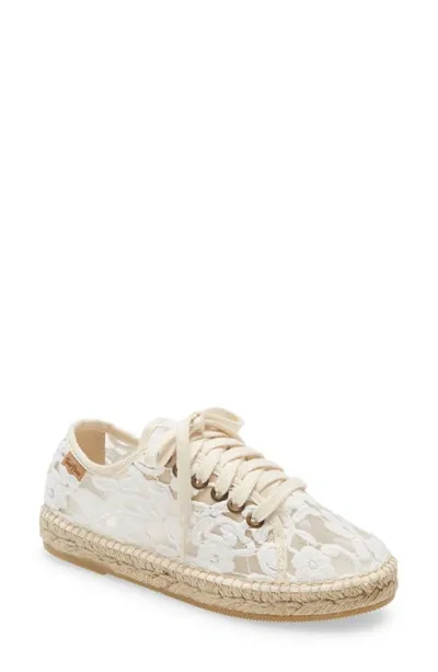 Toni Pons Far Espadrille Sneaker In Ecru Fabric