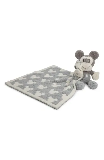 Barefoot Dreamsr Kids' Barefoot Dreams Cozychic™ Disney Mickey/minnie Mouse Blanket & Stuffed Toy Gift Set In Ocean Multi