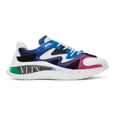 Valentino Garavani Wade Runner Sneakers In White Multi